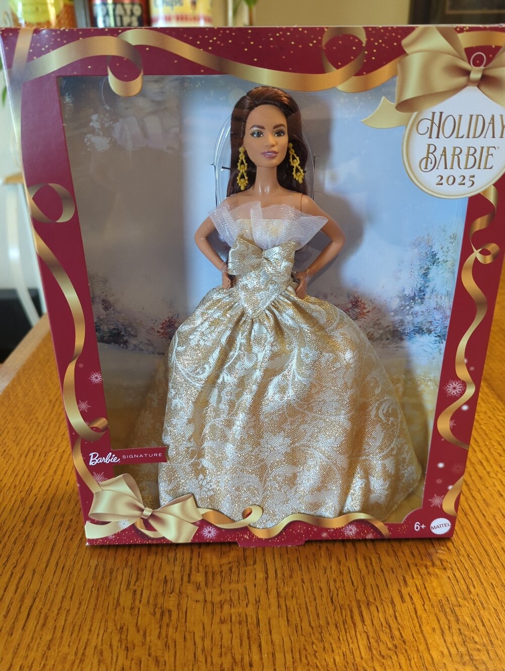 Barbie Holiday 2025 Gold Ball Gown Doll